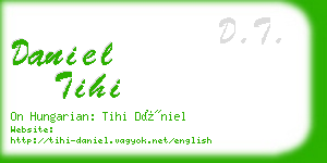 daniel tihi business card